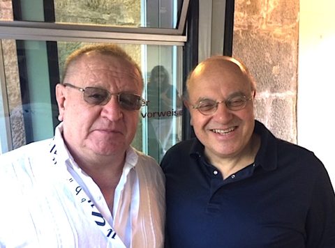 Jose-Carlos Gomez-Larrañaga and Renzo Ricca in Bern (Switzerland). July 2019.