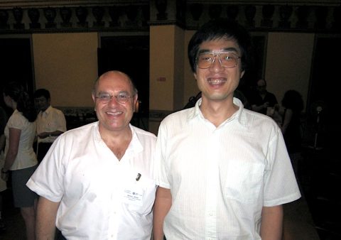 Renzo Ricca and Jun O'Hara at the Scuola Normale Superiore (Pisa, Italy). July 2011.